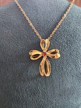 Vintage Avon Cross Necklace